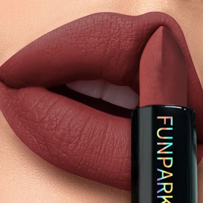25-Color Matte Lipstick Waterproof Long Lasting  Velvet Finish Lip Tint