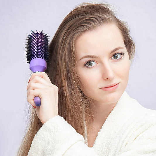 Professional Ceramic Thermal Round Brush Salon Blow Drying Curling Barrel Brush