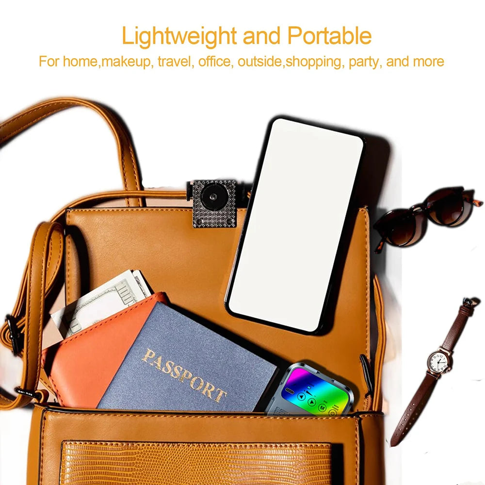 Portable LED Selfie Fill Light for iPhone Samsung iPad Cell Phone Laptop Clip Ring Flash Fill Lamp