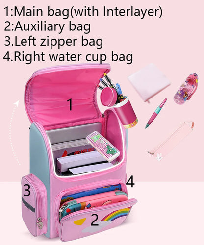 Backpack Large Capacity Waterproof Unicorn School Bag