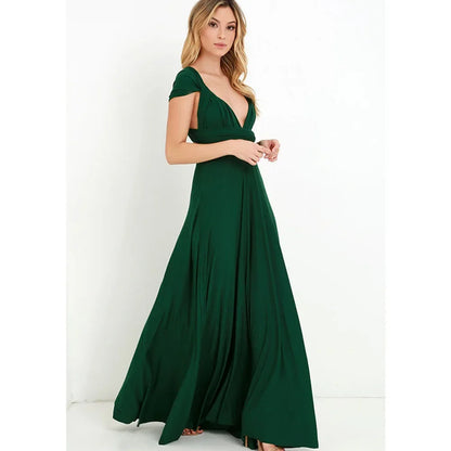 Rust Bridesmaid Dress Infinity Multiway Maxi Bridesmaid Dress