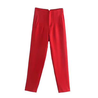 Office Wear High waist Formal Pants