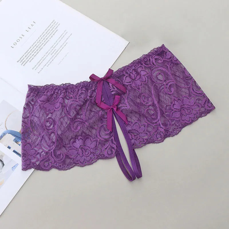 Sexy Erotic Open Crotch Transparent Sexy G-String