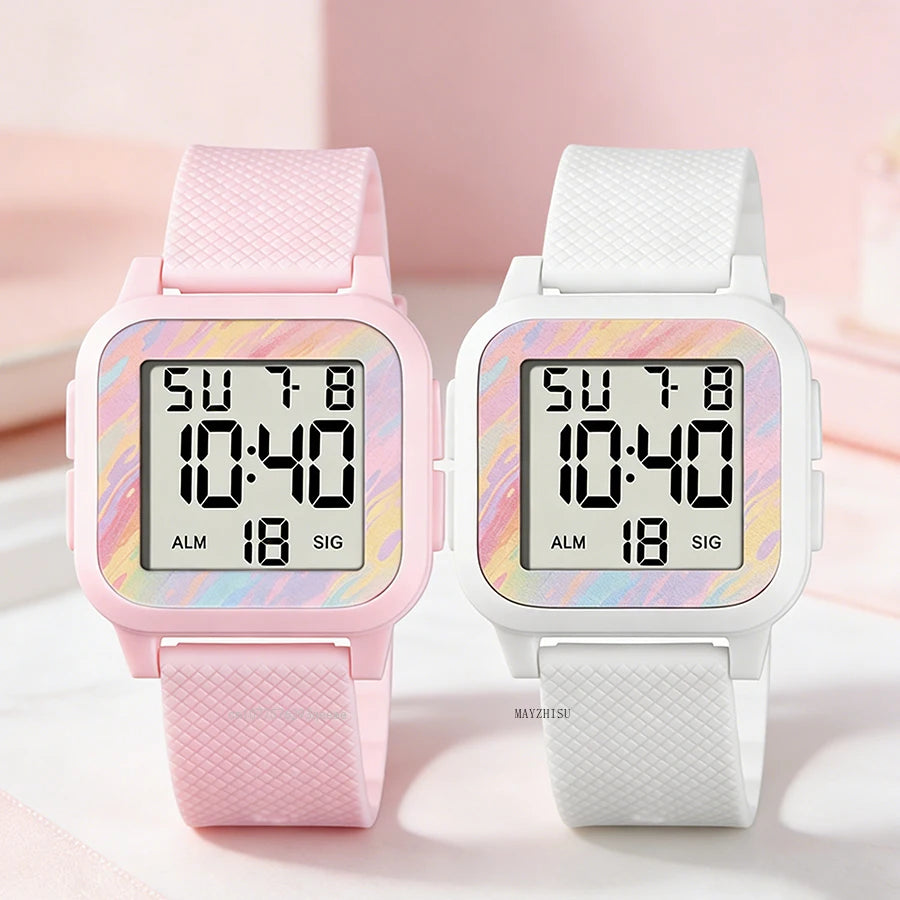Sports Waterproof Luminous Digital Military Electronic Wristwatch