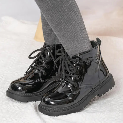 Waterproof PU Leather Toddler Boots
