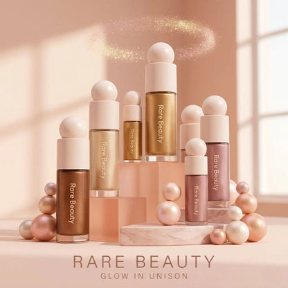 Rare Beauty Enlighten Transcend Light Liquid Luminizer Without Fading