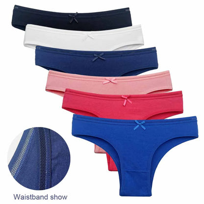 5 PCS/SET Cotton Sexy Underpants Intimates Lingerie Cotton Briefs Panties