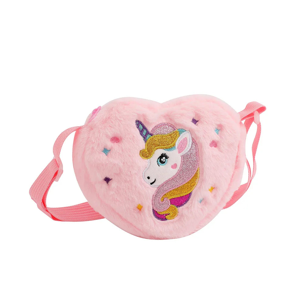 Sweet Unicorn Handbags Cute Kid Crossbody Shoulder Bag