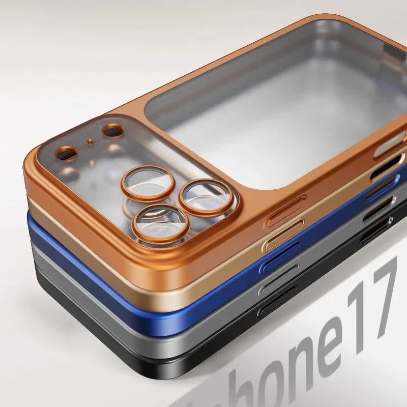 Translucent PC Phone Case For iPhone Pro Max Cover