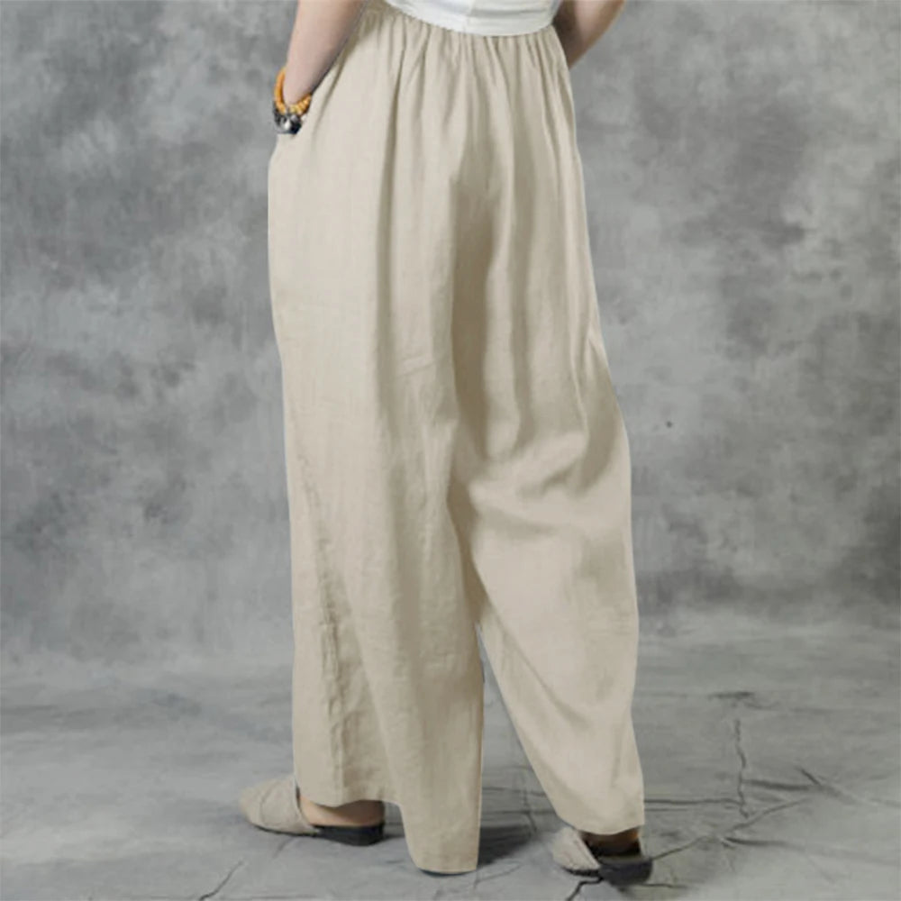 Wide Leg Korean Trousers