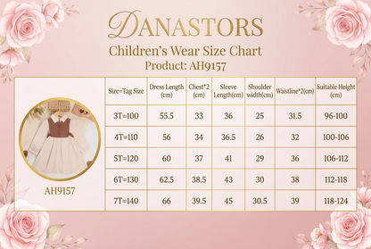 Bear Leader Butterfly Knot Color Blocked Girls Dresses