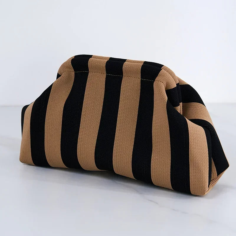 Woven Crochet Beach Clutch Dumpling Hobo Casual Handbags