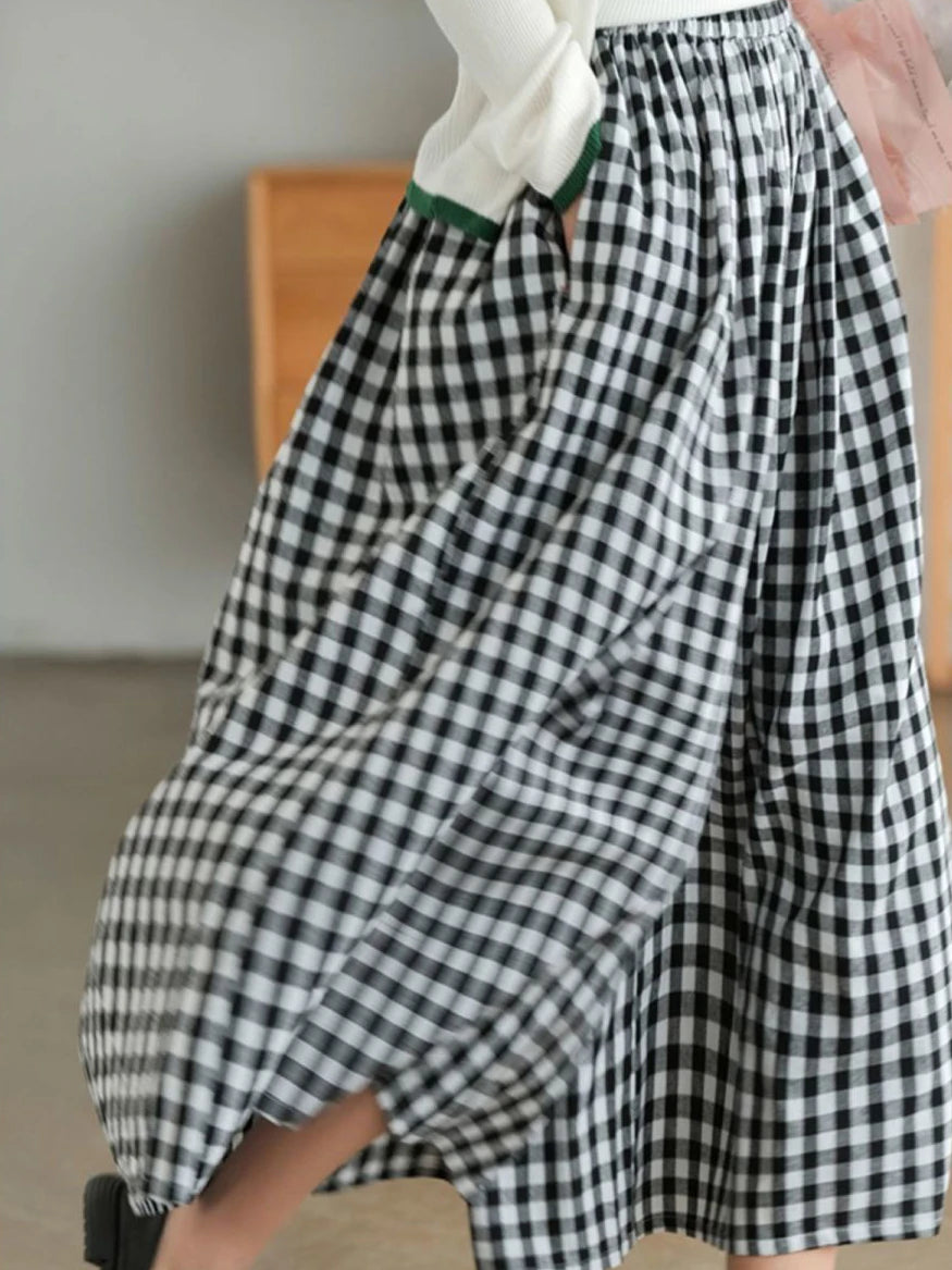 Thin Cotton Linen Wide Leg Baggy Pants
