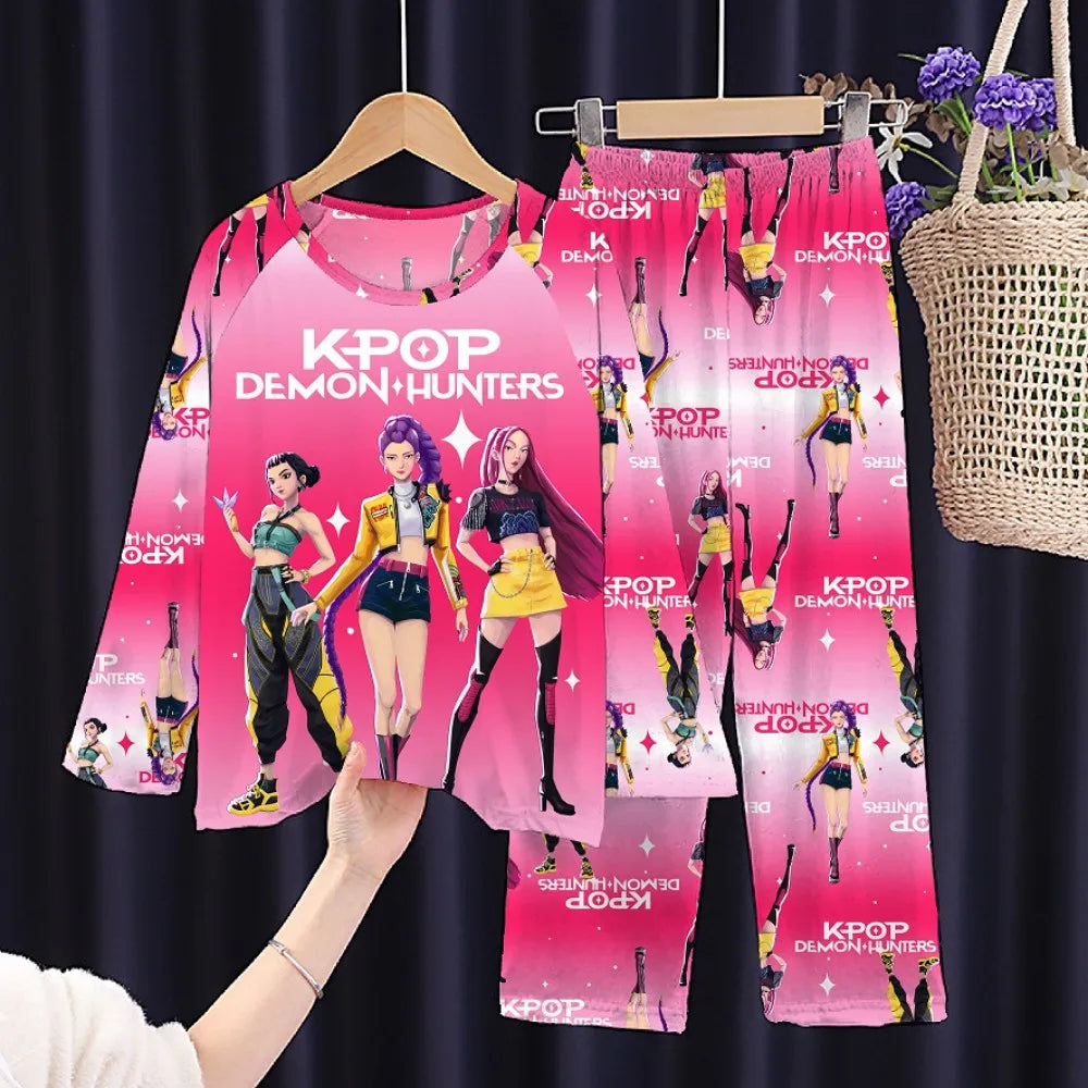 Pajamas Kpop Long Sleeve Sleepwear Pyjamas