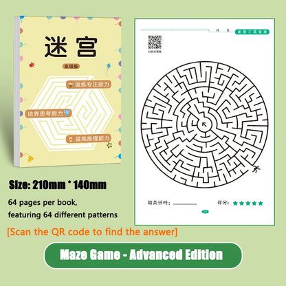 Maze Game Book Development Educational Early Learning
