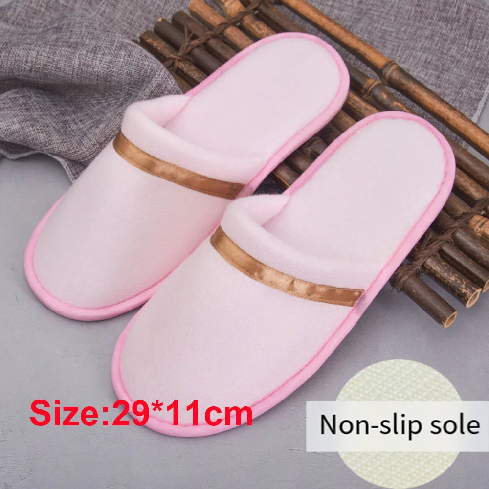 1Pair Winter Warm plush Slippers