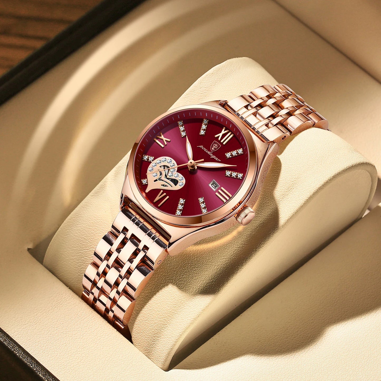 DANA Luxury Luminous Stainless Steel Watch