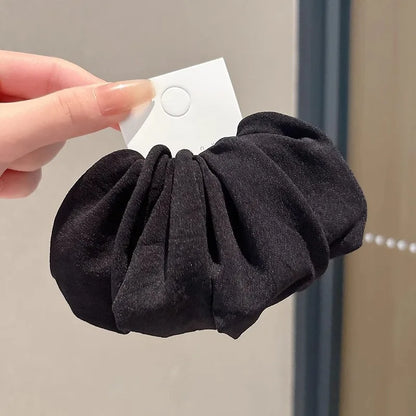 4 /5 Set Solid Widen Thicken Hair Band Ropes Ponytail Holder Hair Tie