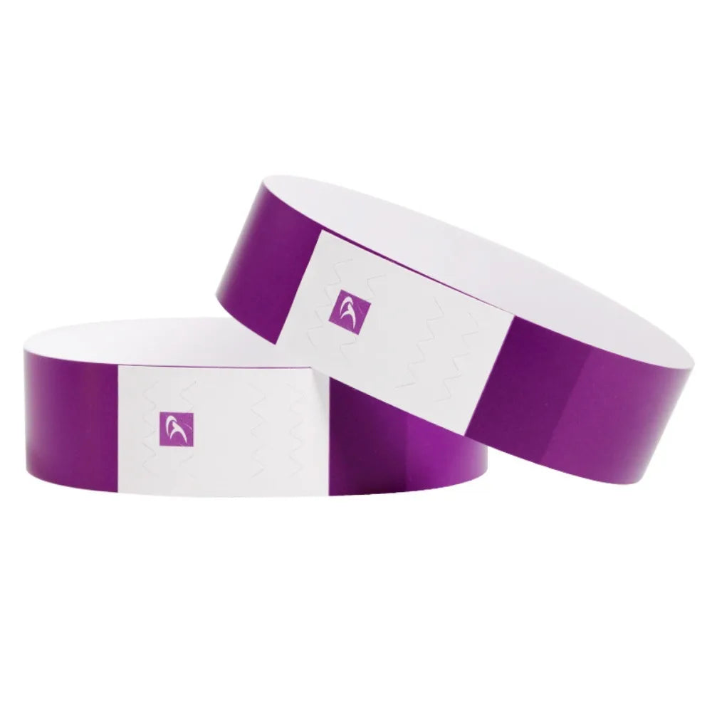 100Pcs Paper Tyvek Wristbands Waterproof