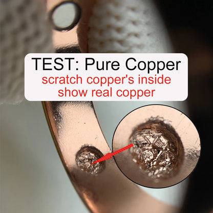 Vinterly 6mm Wide Finger Shiny High Polished Metal Minimalist Copper Ring