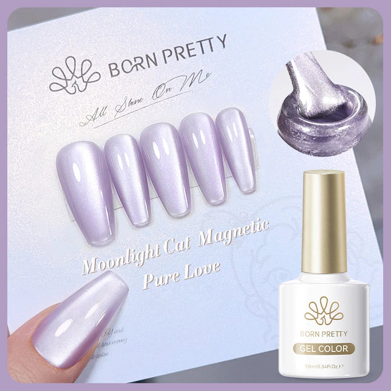 Dark Red Cat Magnetic Gel Nail Polish