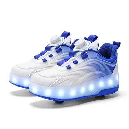 Led Light Roller Skate Skateboard Sneakers