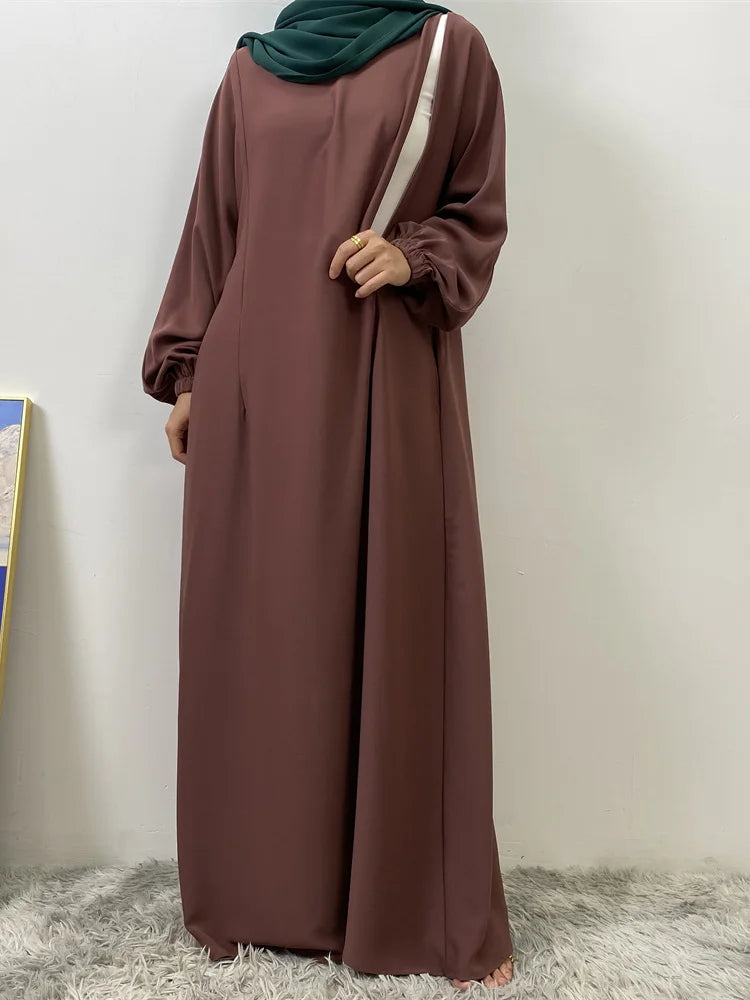 عباية بسحاب أمامي للمسلمات