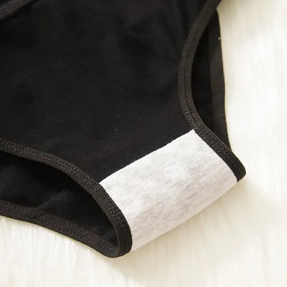 5Pcs/set Cotton Cartoon Cute Short Soft Underpants Sexy Lingerie M-XL