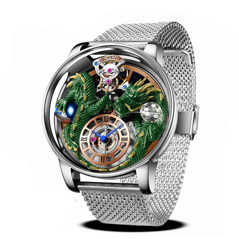 Diamond Tourbillion Top Brand Luxury Astronomia Quartz waterproof Watch