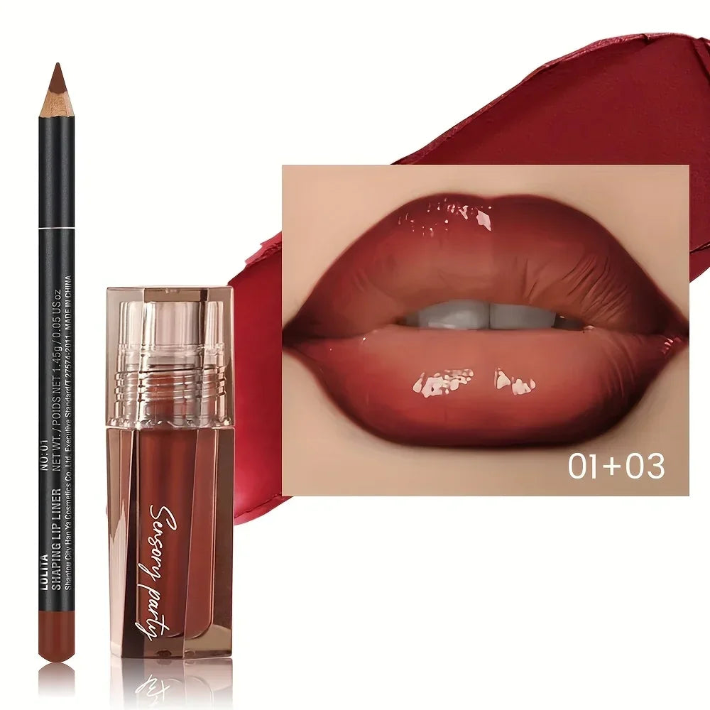 Hydrating Lip Gloss + Lip Liner Kit Lip Contour