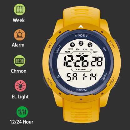 Sports Digital Multifunction Clock Luminous Chronograph Sweatproof Sport Watch