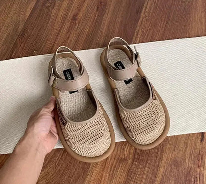Baotou Casual Flat Bottom Breathable sandals beach shoes