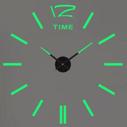 Large Wall 3D DIY Quartz Acrylic Mirror Stickers Clocks