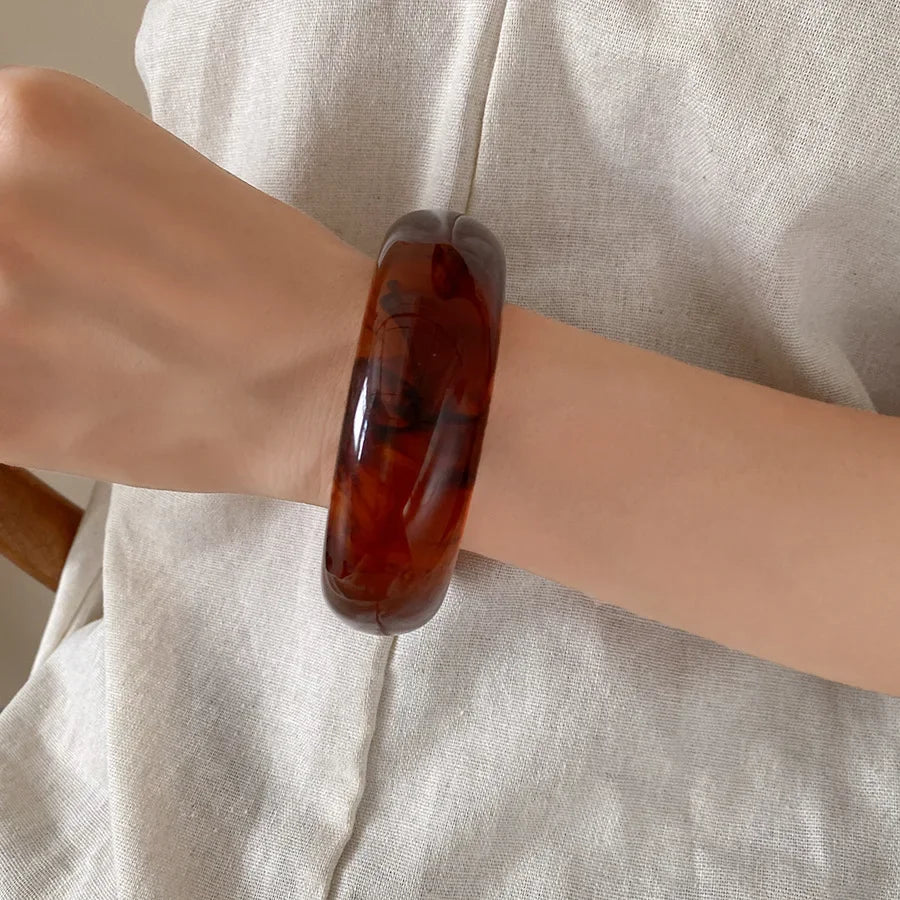 Geometric Irregular Chunky Wide Bracelet