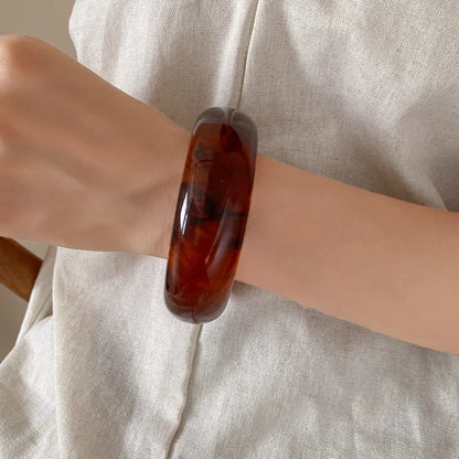 Geometric Irregular Chunky Wide Bracelet