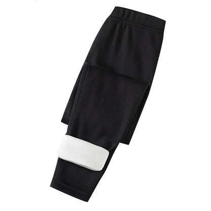 3/1 Piece Autumn And Winter Children Solid Color Thick Warm Leggings