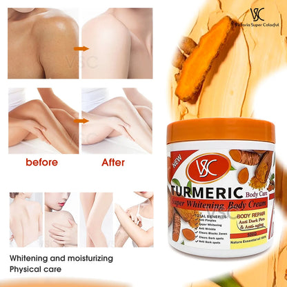 Loción corporal hidratante de cúrcuma
