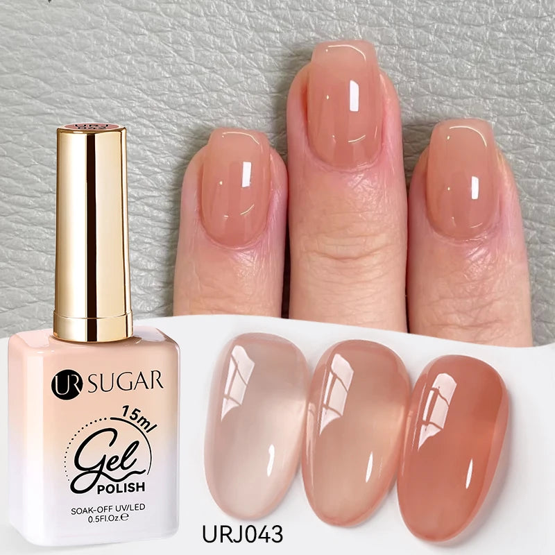 SUGAR Jelly Milky White Translucent Gel Polish
