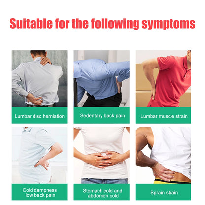 1PCS Adjustable Heating Lower Back Brace Support Belt