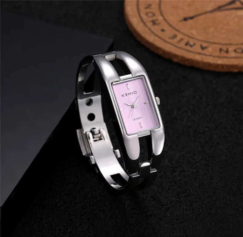Bracelet Quartz Slim Band Bangle Watches