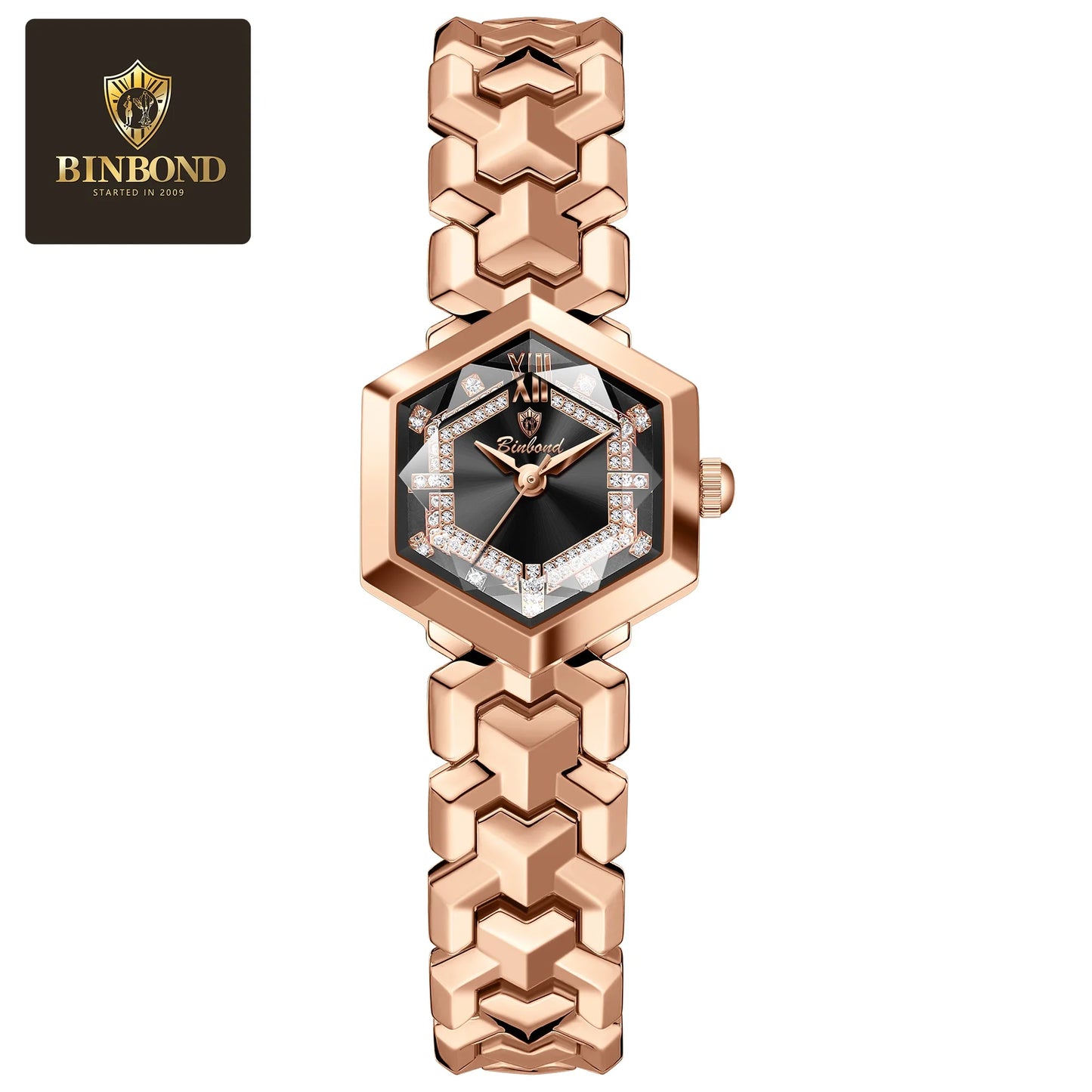 Rhombus Waterproof Luminous Diamond Watch