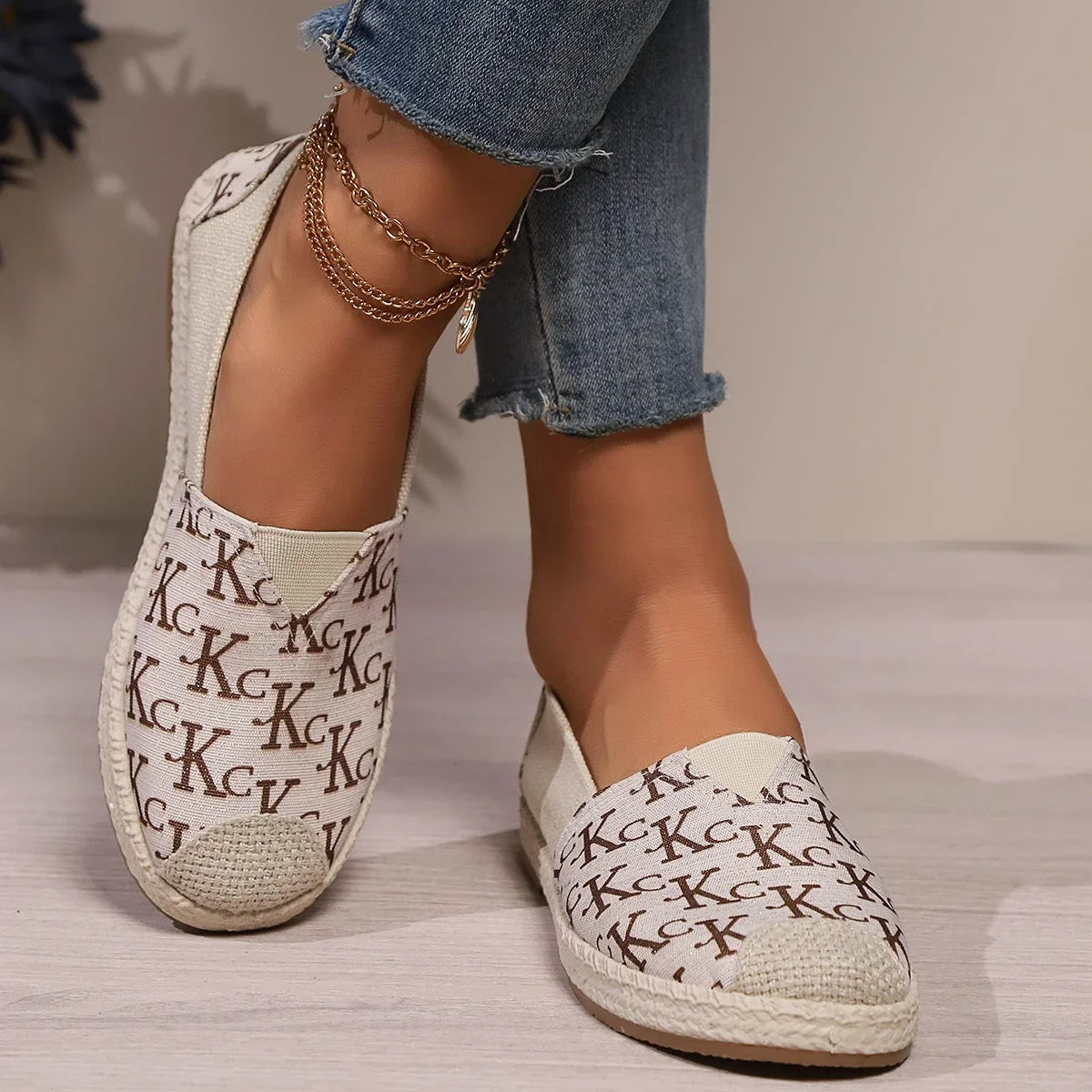 Handmade Lace Flats Breathable Shoes