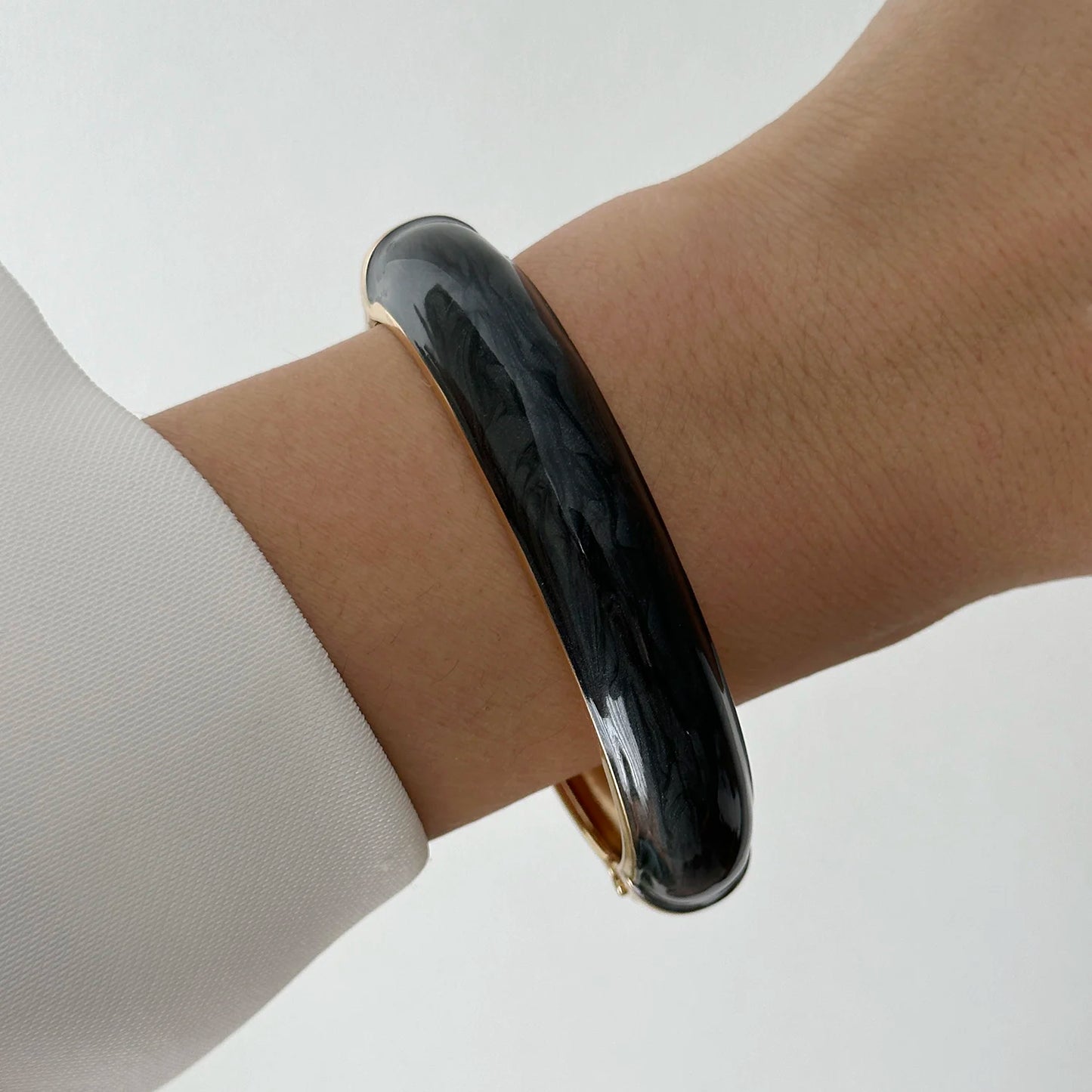 Dripping Oil Bangles Exaggerated Geometric Bracelets