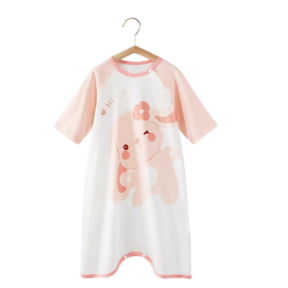 Girl Boy Nightgown Cartoon Pajamas Dress