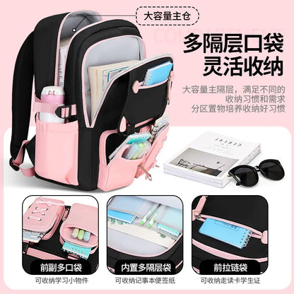 Backpack School Bags Teenage Casual Travel backpack Waterproof
