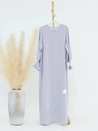 Jersey Solid Modest Under Abaya Islamic Robe
