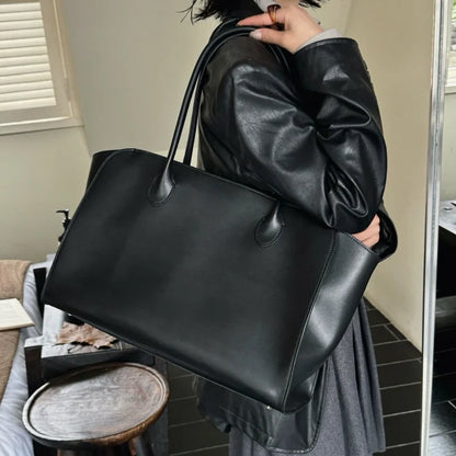 Cowhide Leather Tote Large Capacity Bags
