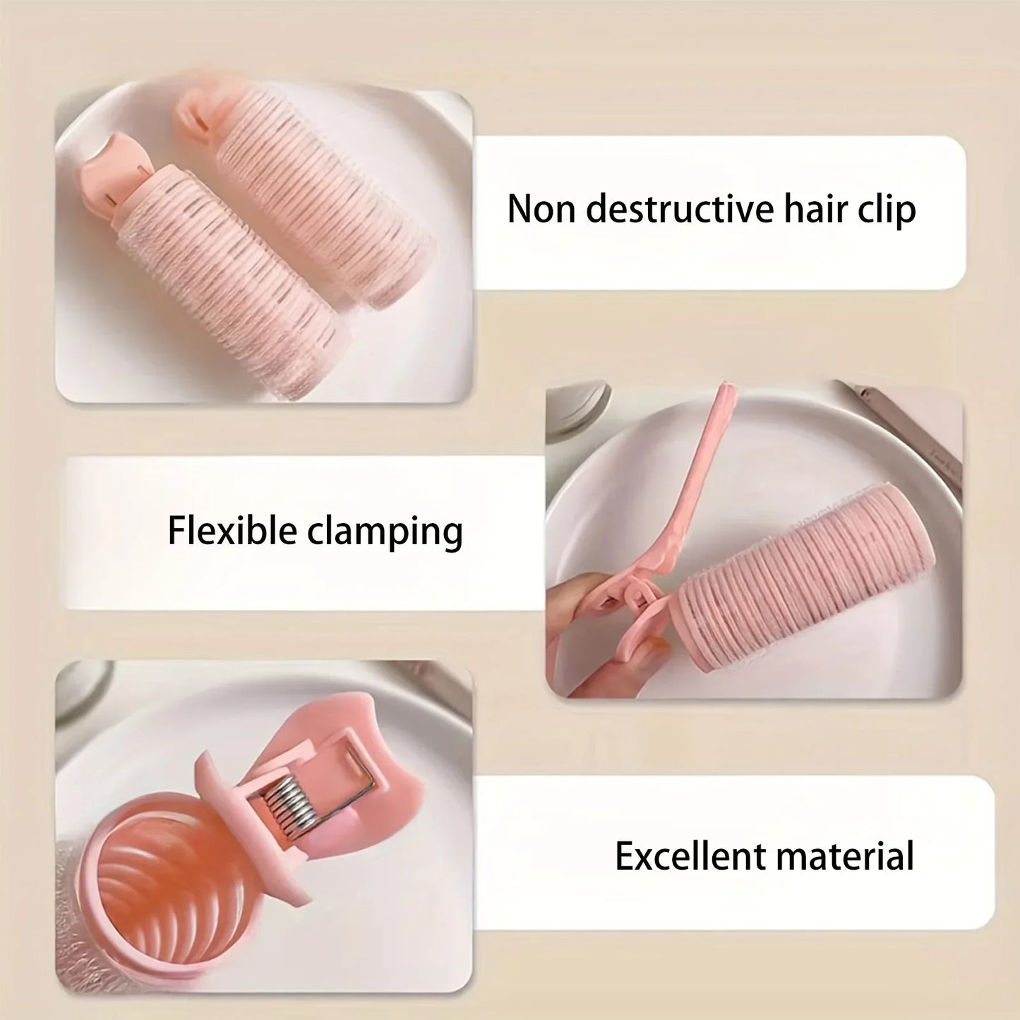 Bangs curling Irons Lazy Hair Rollers Fluffy Styling Clips