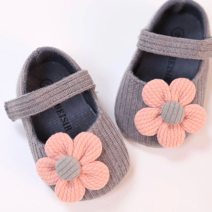 Cute Flower Mary Jane Flat Shoes