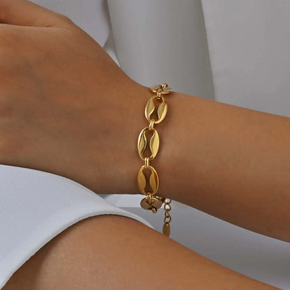 DANA Chunky 18k Gold Plated Bracelets